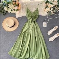Women backless strap dress - Thumbnail 6