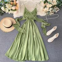 Women backless strap dress - Thumbnail 7