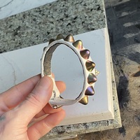 Rainbow Standard British Stud Wristband - Thumbnail 5