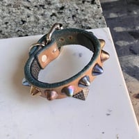 Rainbow Standard British Stud Tan w/ Green-edges Wristband - Thumbnail 7
