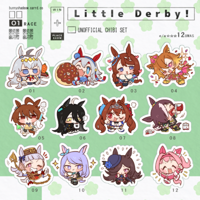 [Preorder]  LITTLE DERBY! - Chibi Set