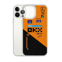 Oscar Piastri McLaren F1 race suit 2025 Clear Case for iPhone - Thumbnail 18