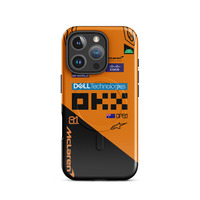 Oscar Piastri McLaren F1 race suit 2025 MagSafe tough case for iPhone - Thumbnail 10