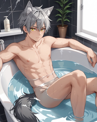 Akihiko Kai In The Bath Print! (Signed by me!)