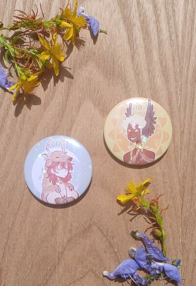 Artemis/Apollo pin (both)