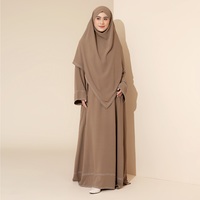 Sadia Abaya Set (2 Piece) – Premium Polyester Anti UV Protection, Eid Abaya, Hajj Umrah Abaya, Dubai Abayas, Women Modest Dress, Muslim Women Dress - Thumbnail 5