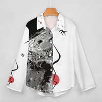 Cratered Persona Button Up Shirt - Thumbnail 2