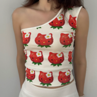 Retro cute gyaru design camisole - Thumbnail 1