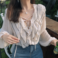 Layered sheer shirt - Thumbnail 1