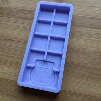Wax burner snap bar silicone mold