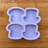 Top Hat Silicone Mold - Thumbnail 1