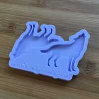 Howling Wolf Silicone Mold - Thumbnail 2