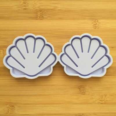 Seashell tray silicone mold