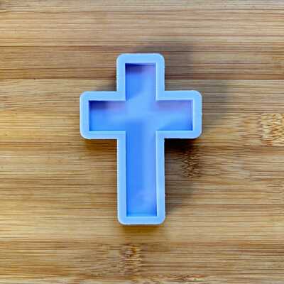 3" cross silicone mold