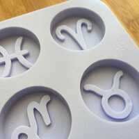 1.5 inch Zodiac Signs Silicone Mold - Thumbnail 4