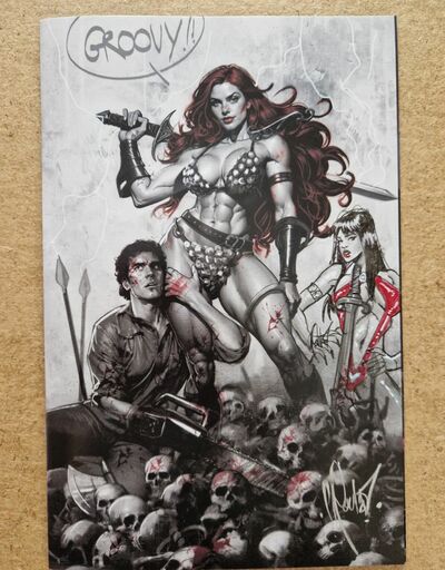 Red sonja VS Army of Darkness remarqued