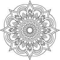 Coloring Book for Adults - 1000 Unique Mandalas for Relaxation and Stress Relief - Adult Coloring Book Spiral Bound, Mandala Coloring - Thumbnail 4