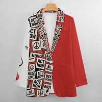 Cotton Rebel Split-Sleeve Blazer: “RISE NOW" Edition  - Thumbnail 4