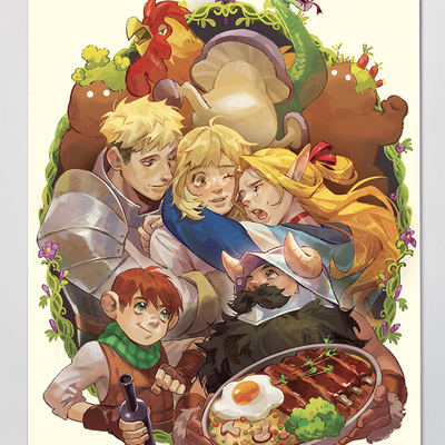 [dunmeshi] falin hug 8.5''x11''