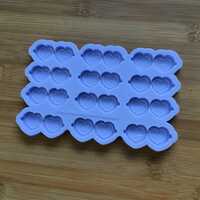 Heart Sunglasses Silicone Mold - Thumbnail 4