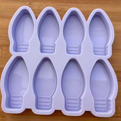 Light bulb silicone mold