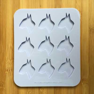 English bull terrier silicone mold