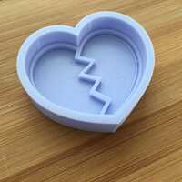 Broken Heart Silicone Mold - Thumbnail 2