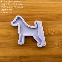 Fox Terrier Silicone Mold - Thumbnail 1