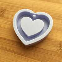 Hollow Heart Silicone Mold - Thumbnail 4
