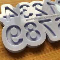Number set Silicone Mold - Thumbnail 2