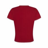 Retro simple hot girl short sleeve T-shirt - Thumbnail 1