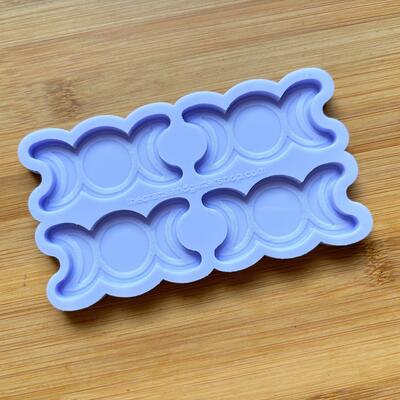 Triple moon silicone mold