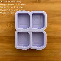 Romance Book Silicone Mold - Thumbnail 1