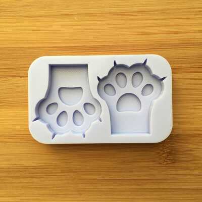 Kitten paws silicone mold - Thumbnail 1