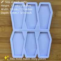Coffin Silicone Mold - Thumbnail 1