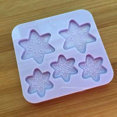 Snowflake mix silicone mold