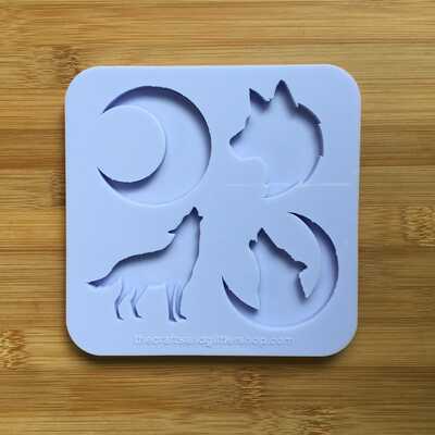 Wolf silicone mold
