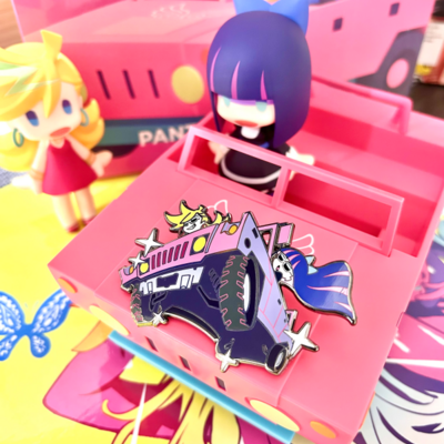 Panty, stocking, and see through enamel pin