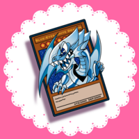 Blue Eyes White Dragon Enamel Pin - Thumbnail 1