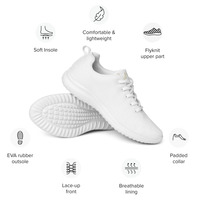 Faith First | Chayilpreneur Activewear Womens White Athletic Shoes - Thumbnail 2