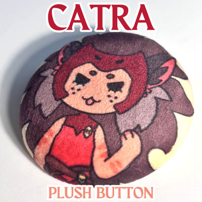 Catra minky plush buttons 58mm
