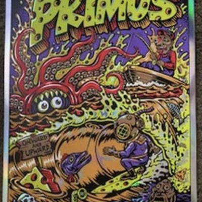  foil primus nashville poster (ap signed and numbered)