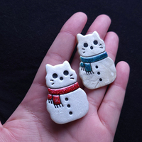 Snow Cat Earrings AND Accessories - Thumbnail 6