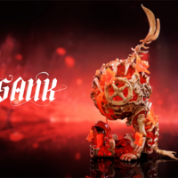 ArTToy "Good Night Series-Whale Bloom-Red" by Sank Toys - Thumbnail 9
