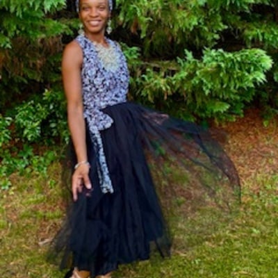Garden party halter tulle dress