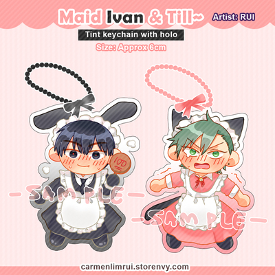 [po] alienstage - ivantill maid keychain