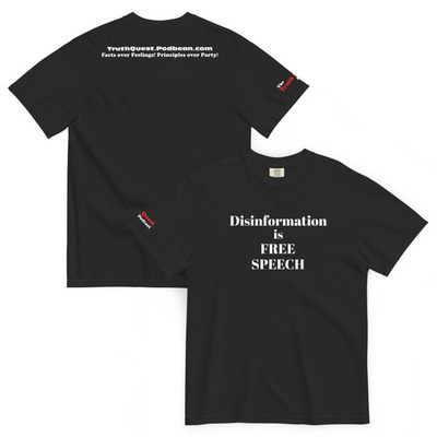 Disinformation is free speech