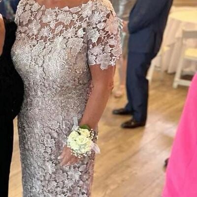 Elegant sheath lace mother of the bride/ groom dresses formal evening dress