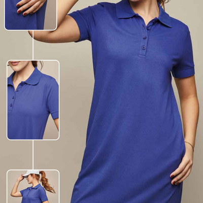 Collared t-shirt dress