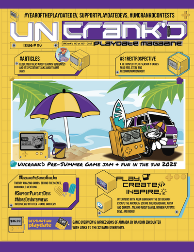 Uncrank'd Magazine - Issue # 8 (print - FITS25 - A la Carte)